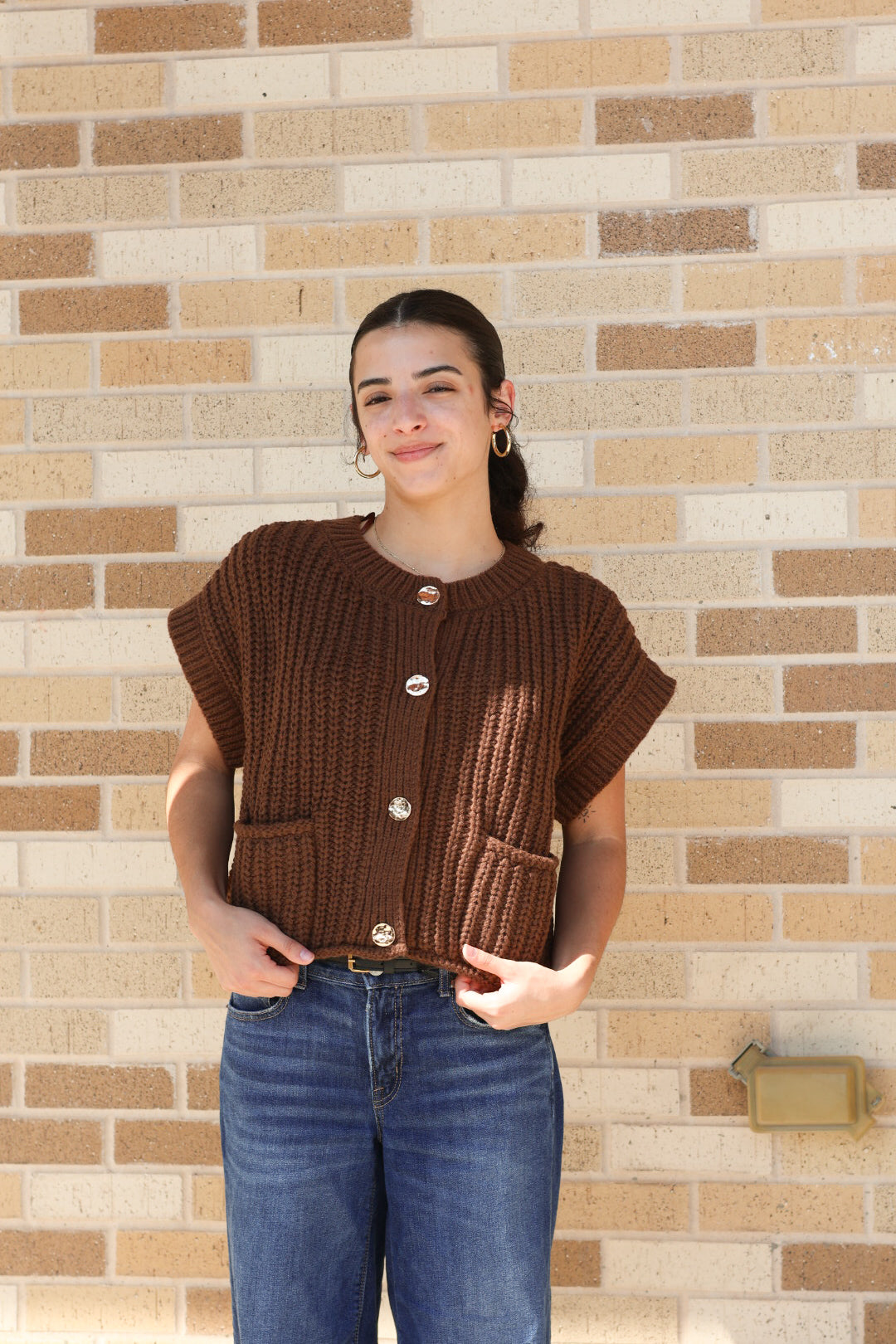 Cardigan Sweater Vest