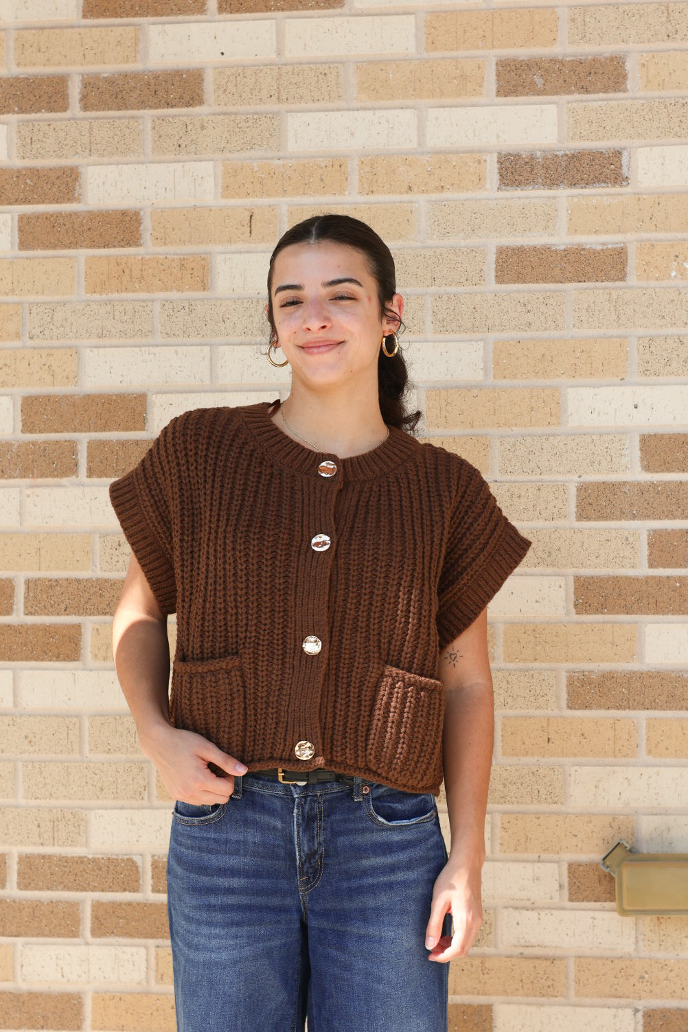 Cardigan Sweater Vest