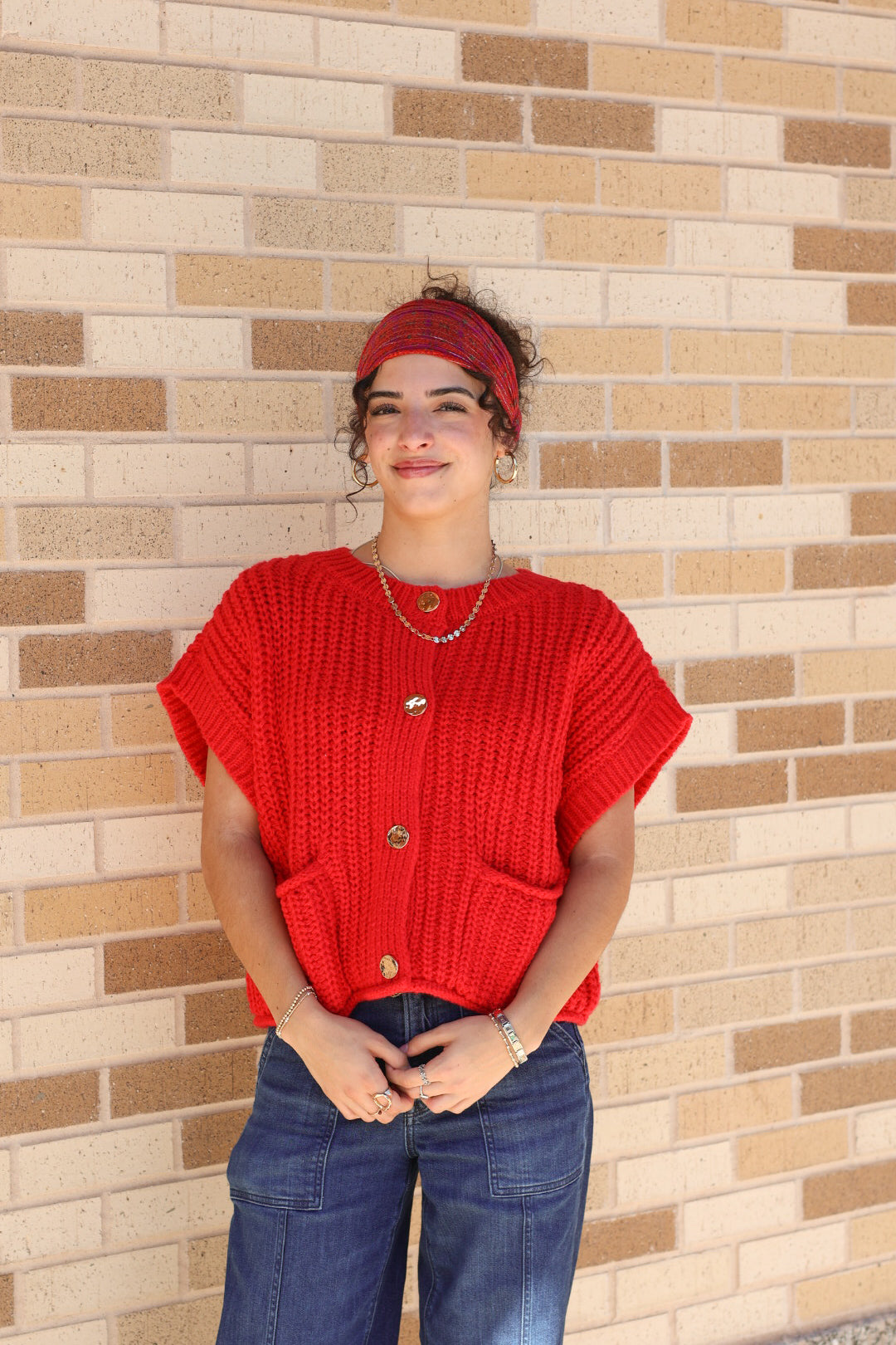 Cardigan Sweater Vest