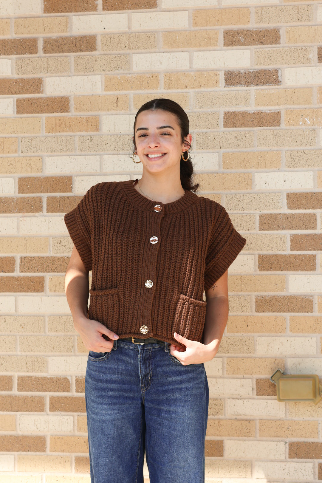Cardigan Sweater Vest