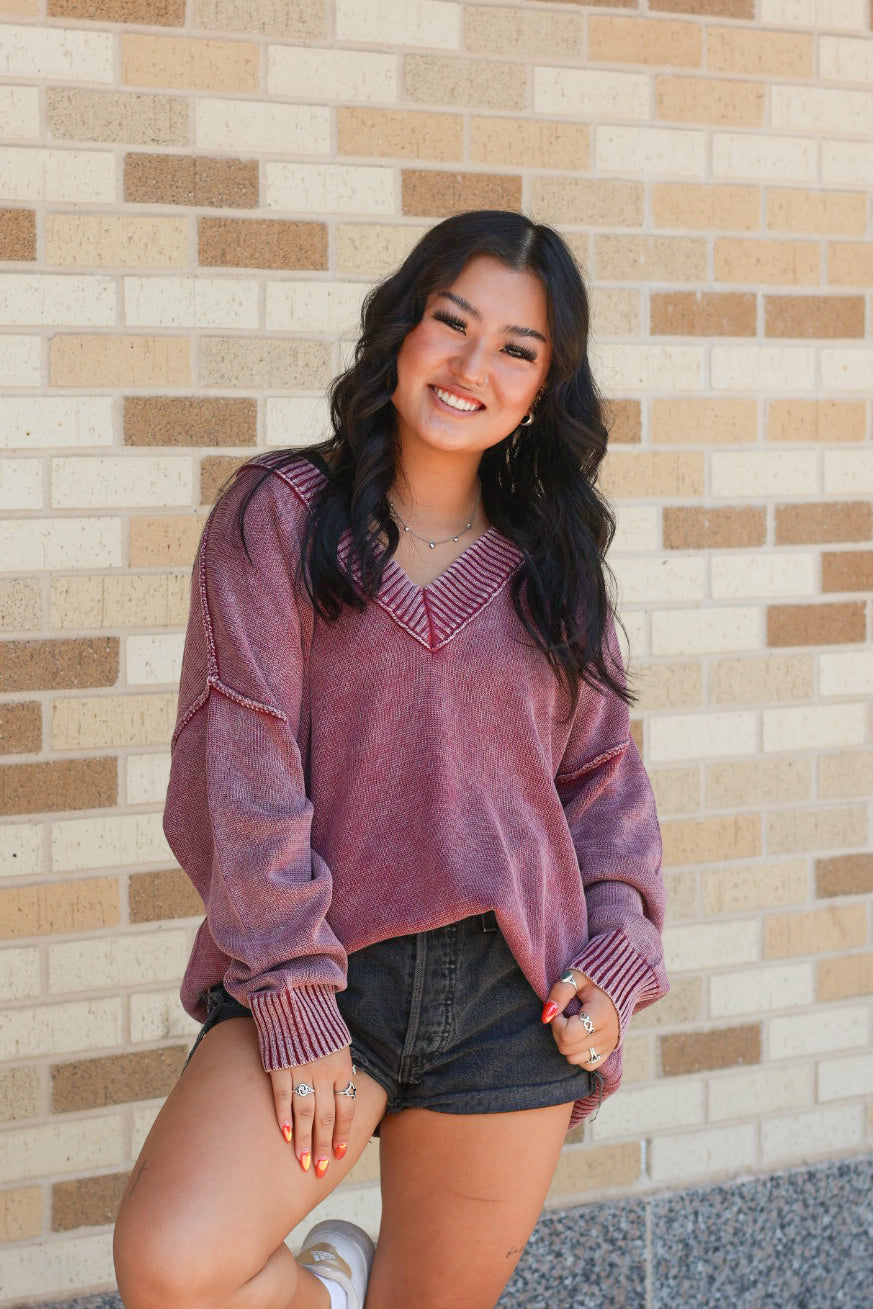 Mineral Washed Pullover