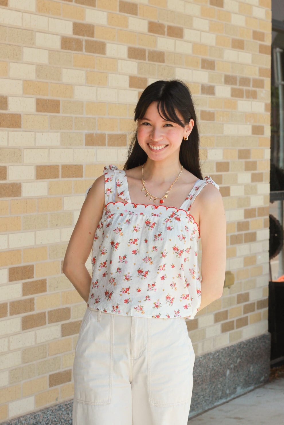 Floral Scallop Tank