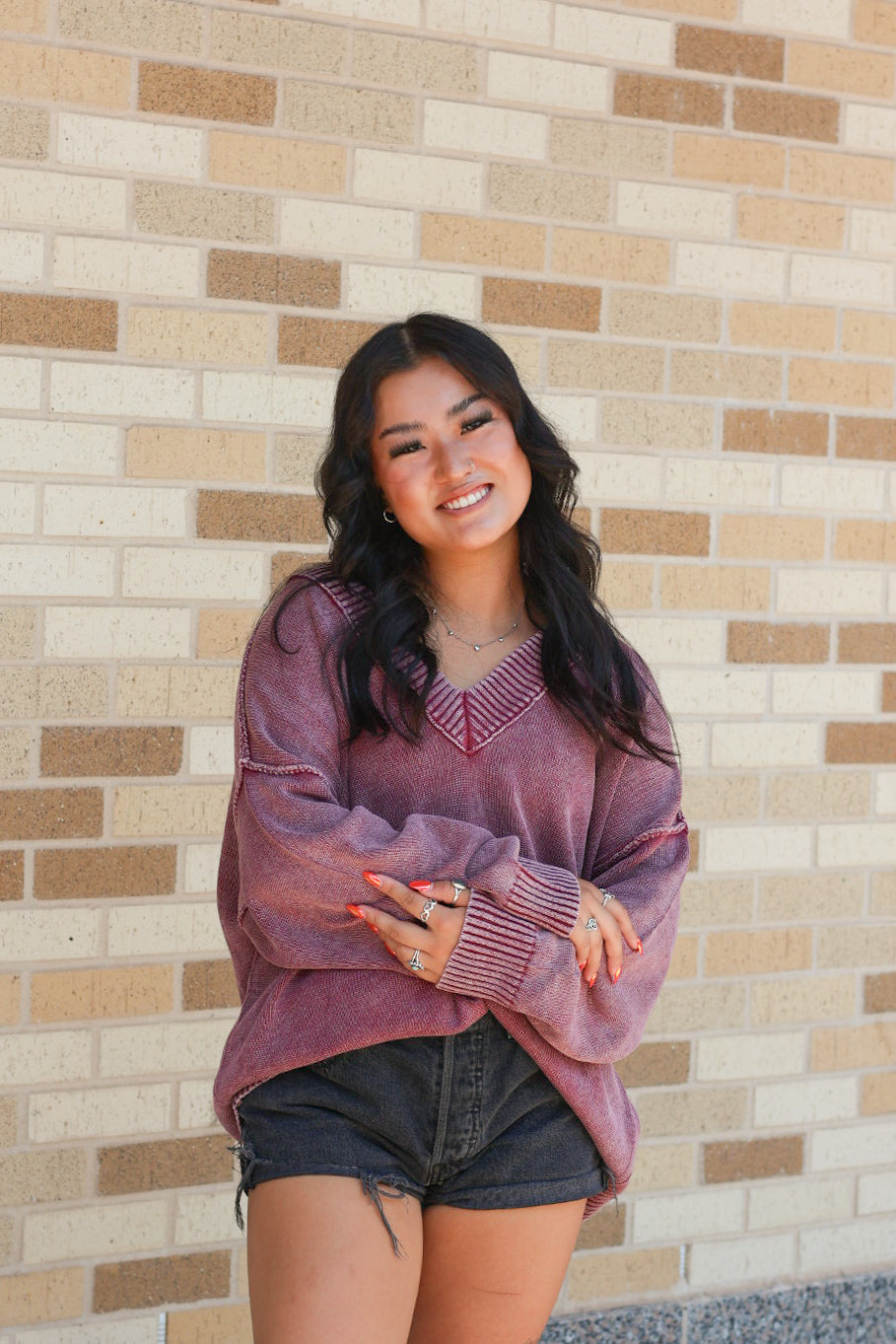 Mineral Washed Pullover