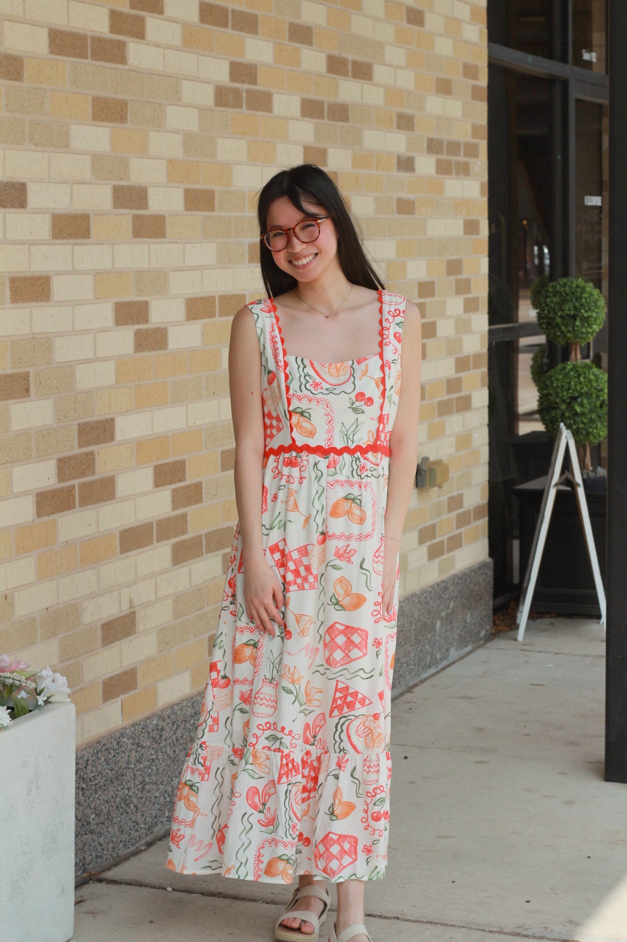 Picnic Scallop Dress