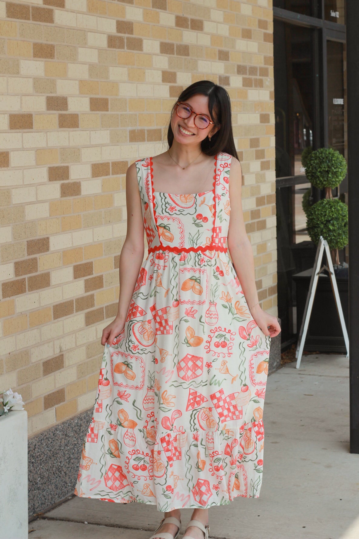 Picnic Scallop Dress