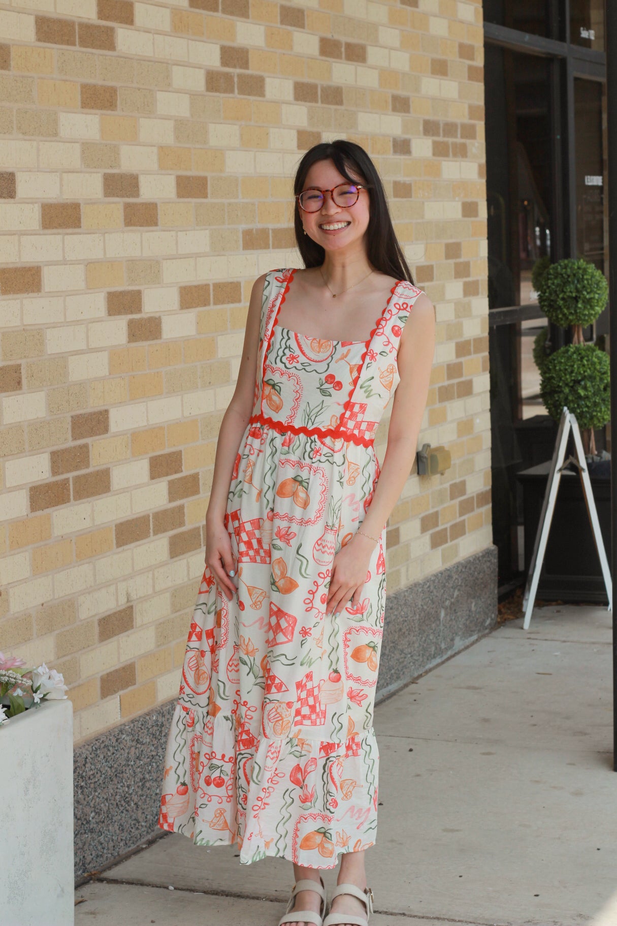 Picnic Scallop Dress