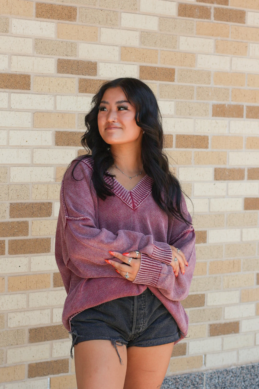 Mineral Washed Pullover