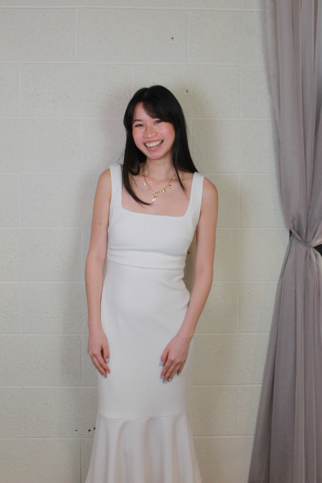 White Midi Dress