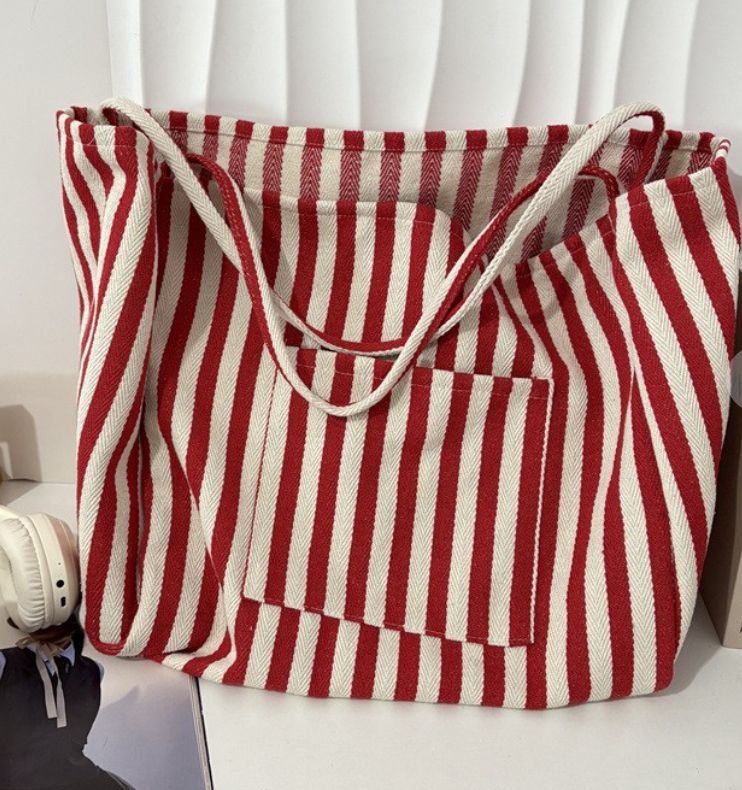 Striped Tote Bag