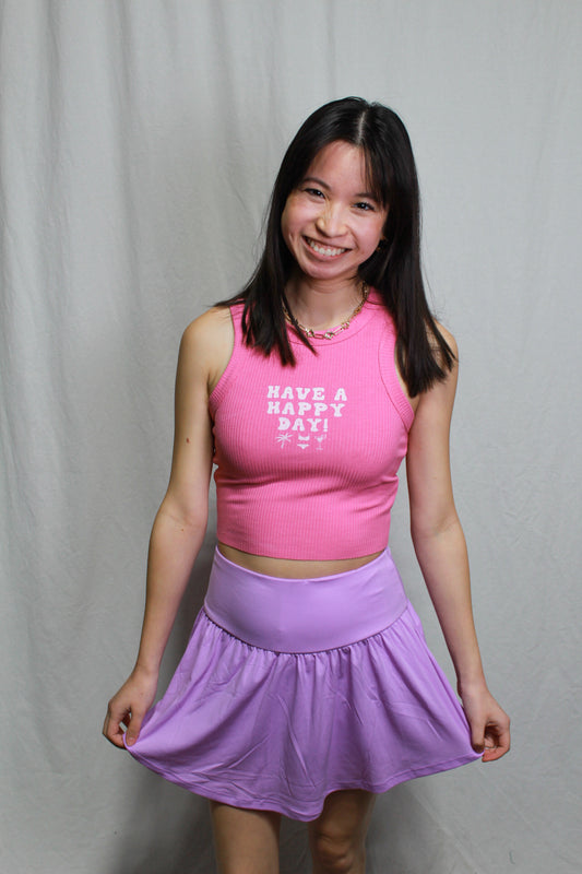 Lavender Athletic Skirt