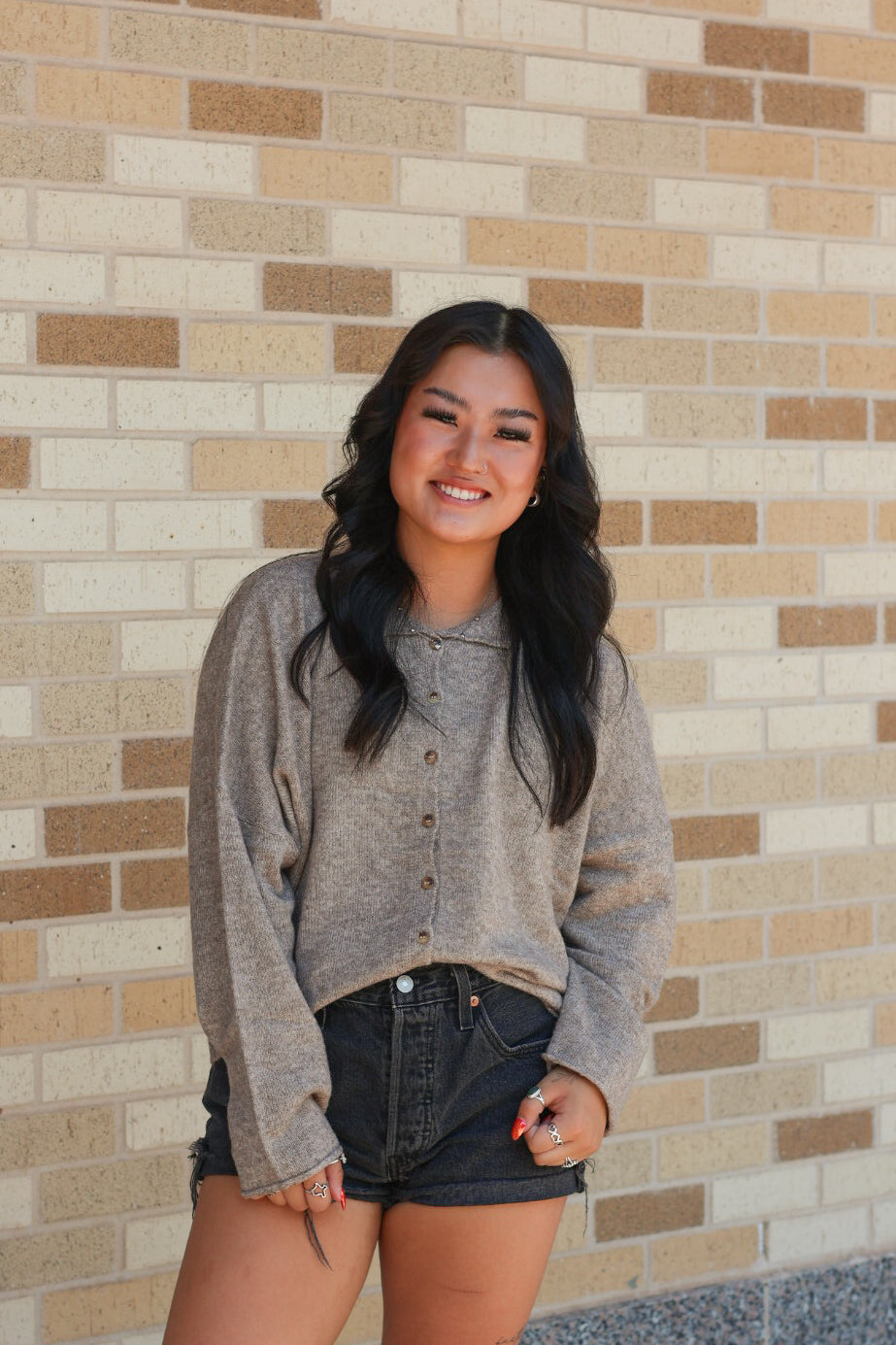 Light Taupe Cardigan