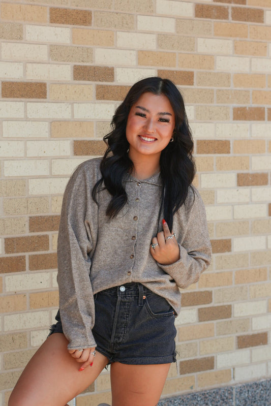 Light Taupe Cardigan