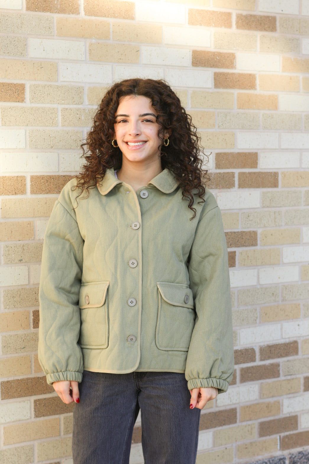 Sage Quilted Jacket
