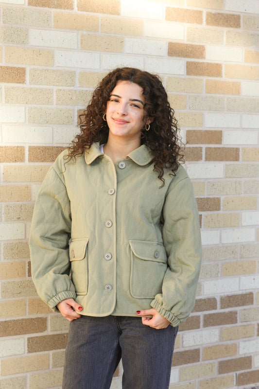 Sage Quilted Jacket