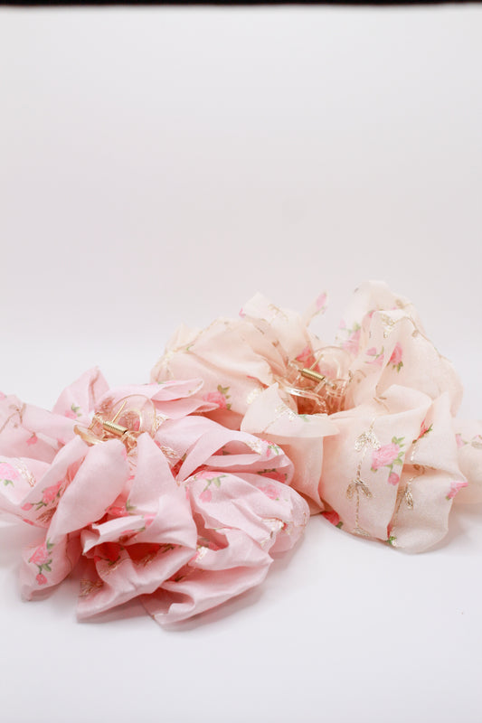 Sheer Fabric Claw Clip