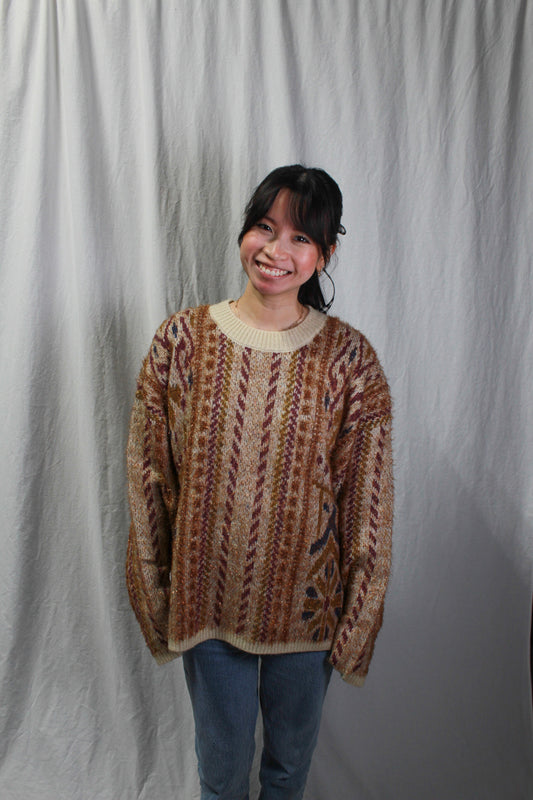 Multicolor Pattern Sweater