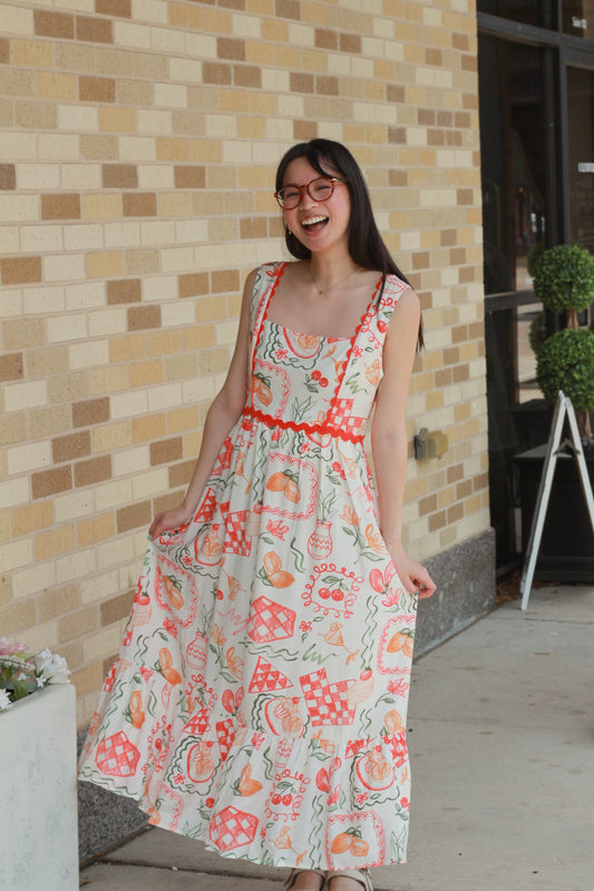 Picnic Scallop Dress