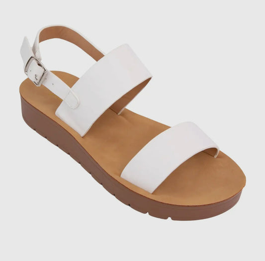 White Strap Sandal
