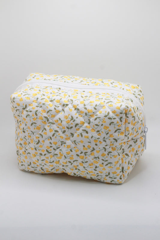 Floral Quilted Pouch