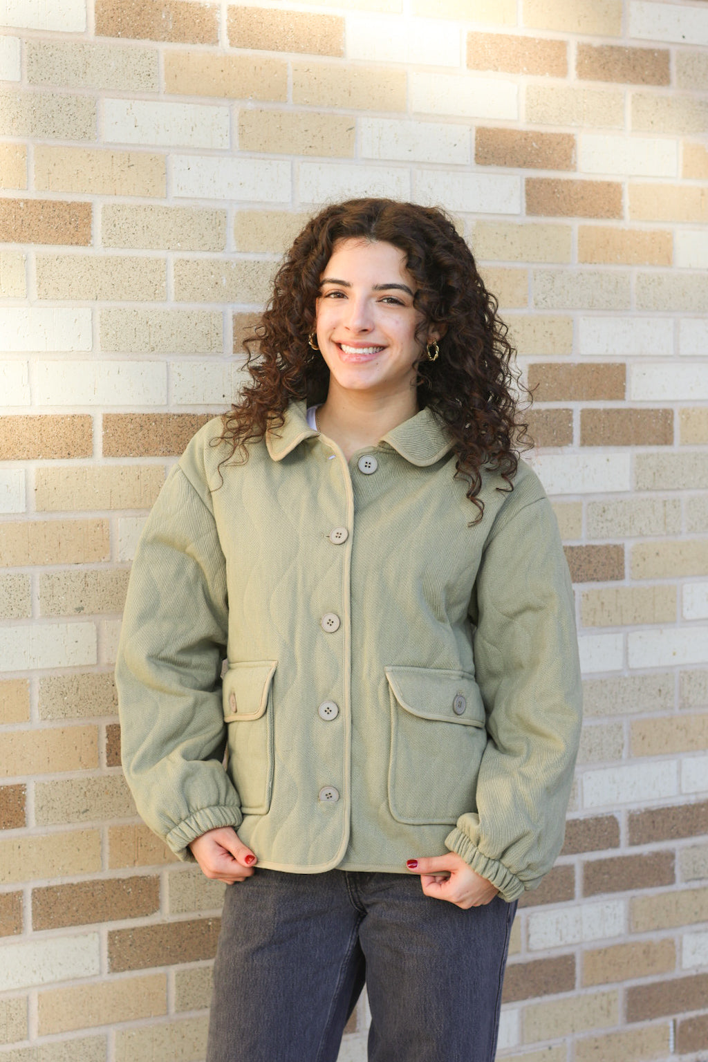 Sage Quilted Jacket